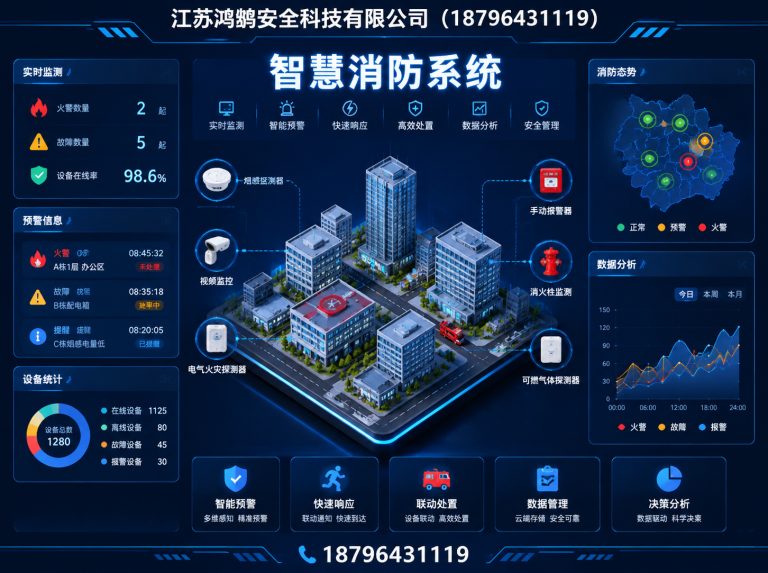阳江消防通信指挥展示图